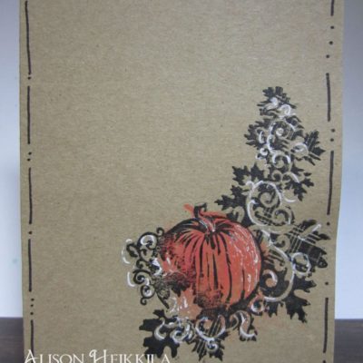 Day 13 of 31 Days: Simple Kraft Card