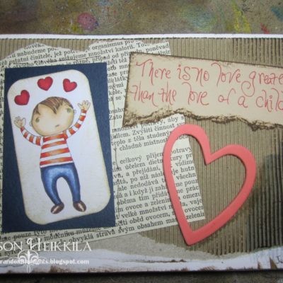 The Love of a Child: Art Journal Page