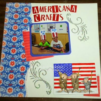 Americana Crafts with DW and Stampendous!