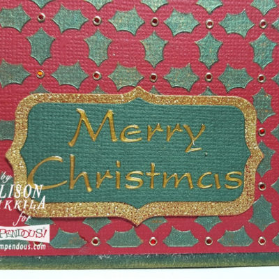 Holly Pattern Stencil