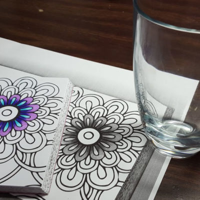 Coloring Books for Coloring Glass