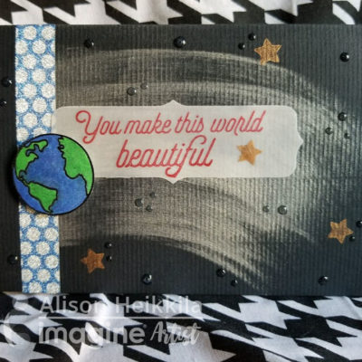 You Make the World Beautiful: Focus on Delicata Ink