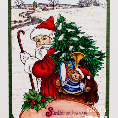 Santa On His Way