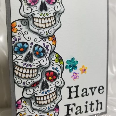 Masking with Sugar Skulls