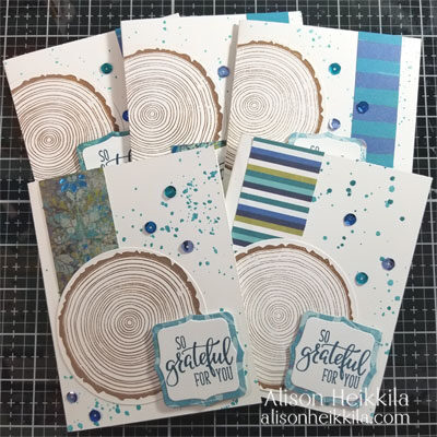 Wood Slice Cards