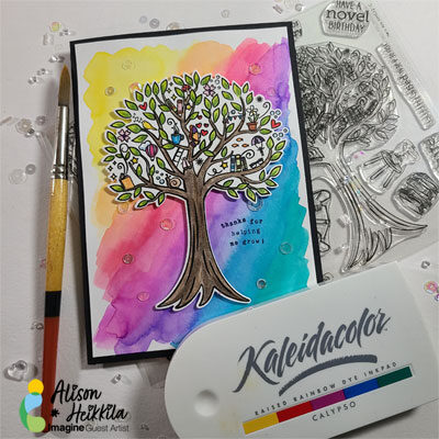 Using Kaleidacolor Inks as Watercolors