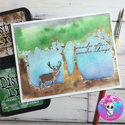 Stencil Ink Smooshing