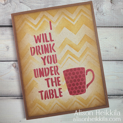 I Will Drink You Under the Table