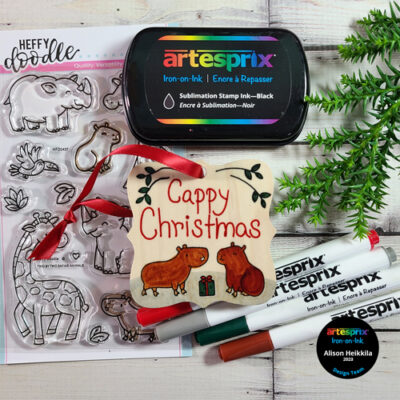 Cappy Christmas: Artesprix and Heffy Doodle Maple Ornament