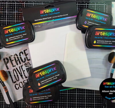 Love is Love Decorative Metal Panel with Artesprix