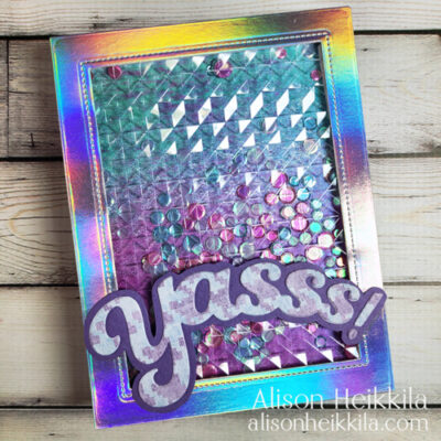 Using Acetate with an Embossing Folder: YouTube Video