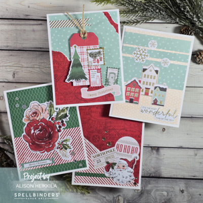 Working with Spellbinders’ Handmade Holiday Card Kit: YouTube Video