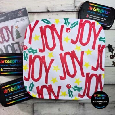 Joyful Potholder with Artesprix