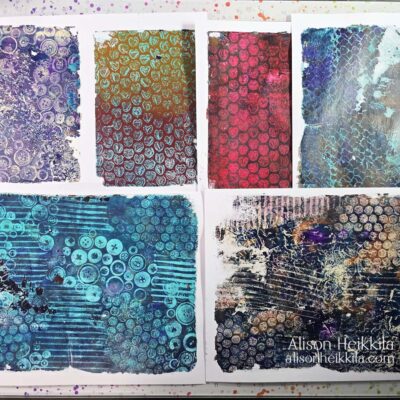 Playtime! Having Fun with Gel Press Plates: YouTube Video