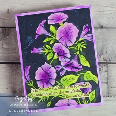 Dramatic Petunias at Night: YouTube Video