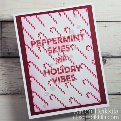 Peppermint Skies and Holiday Vibes
