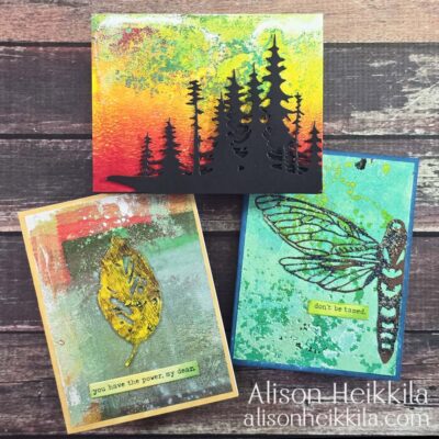 Using the Baby Powder Gel Press Prints: YouTube Video