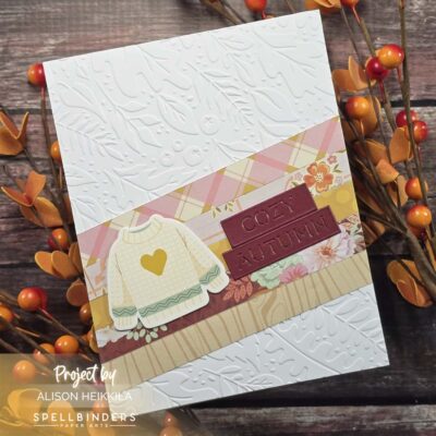 Embossed Paper Strips Card: YouTube Video