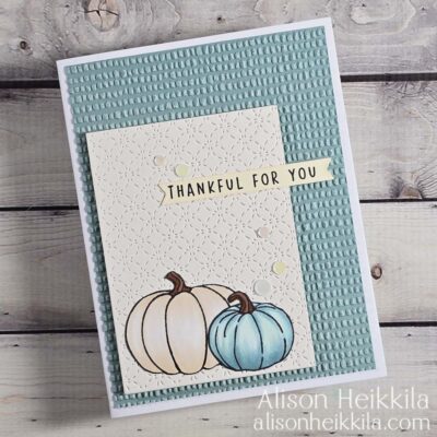 Textured Fall Card