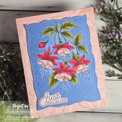 Copic-Colored Fuchsias