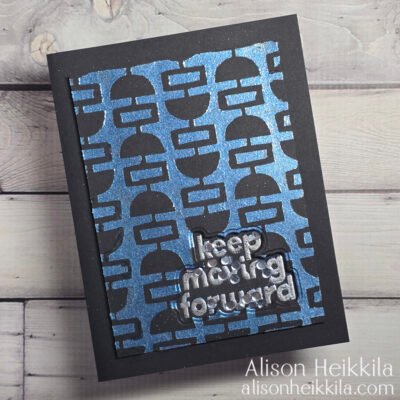 Keep Moving Forward- Mid Century Style